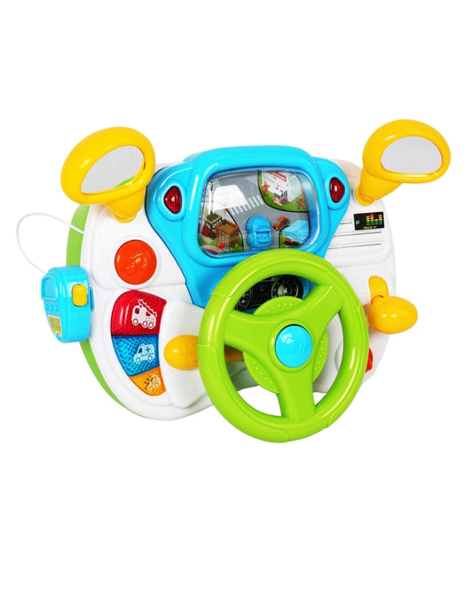 PINGÜE® Preescolares | Volante de Aprendizaje Interactivo +36 Meses | Con Luces y Sonidos | Juguete Educativo | Juguetes Bebés.