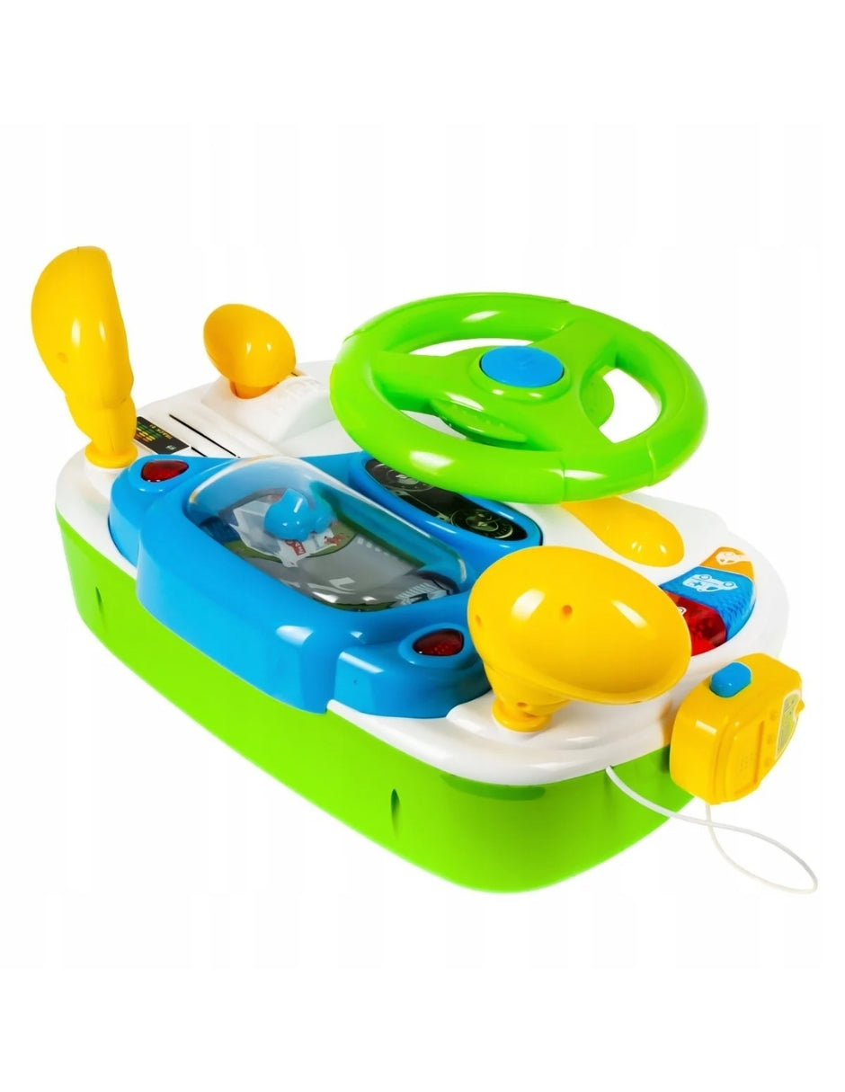 PINGÜE® Preescolares | Volante de Aprendizaje Interactivo +36 Meses | Con Luces y Sonidos | Juguete Educativo | Juguetes Bebés.