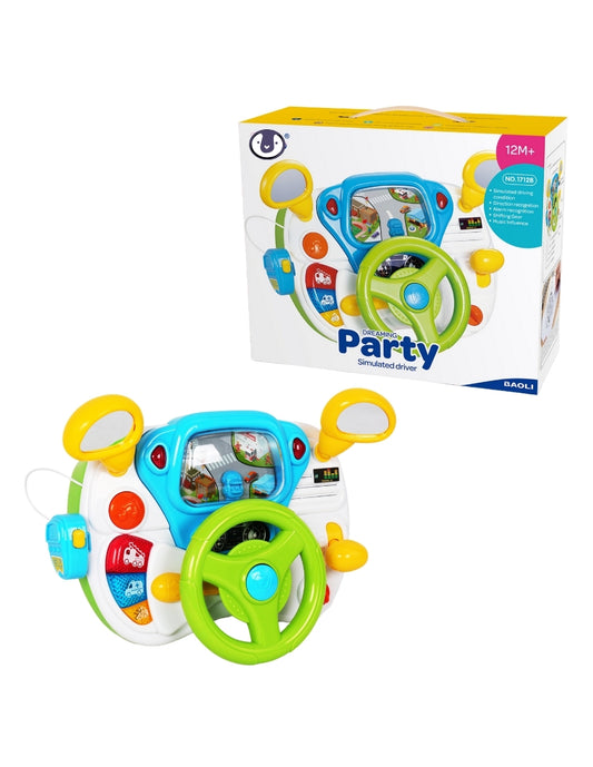 PINGÜE® Preescolares | Volante de Aprendizaje Interactivo +36 Meses | Con Luces y Sonidos | Juguete Educativo | Juguetes Bebés.