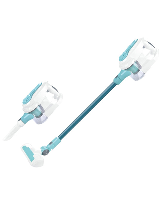 PINGÜE® Role Play | Set de Aspiradora a Escala | Estilo Trendy tipo DYSON | Azul Pastel | Juguetes Niños y Niñas