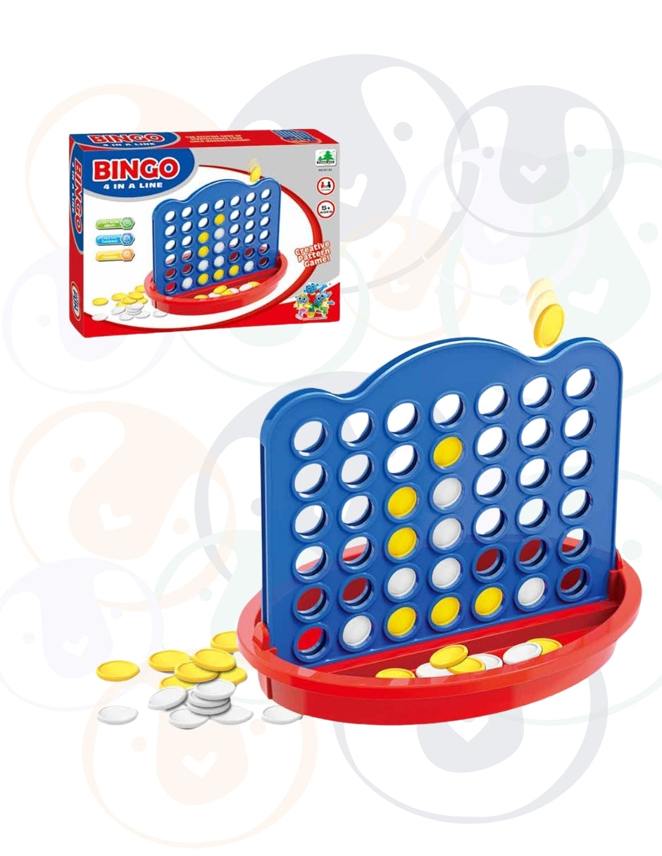 PINGÜE® Games STEM | Juego de Mesa 4 en Línea, Conecta 4 Clásico, Juego de Estrategia Familiar (4+ años) | Juegos Mesa para toda la familia |