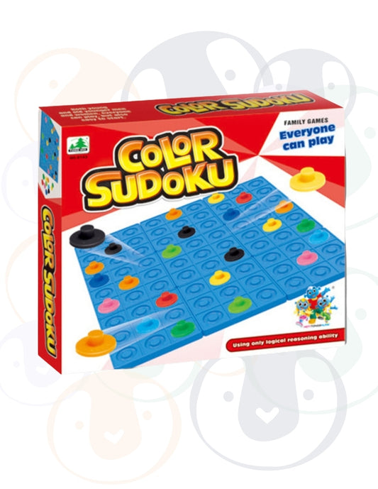 PINGÜE® Games STEM | Juego de Mesa Sudoku de Color, Desafío Lógico y Creativo | Juegos de Mesa para toda la Familia