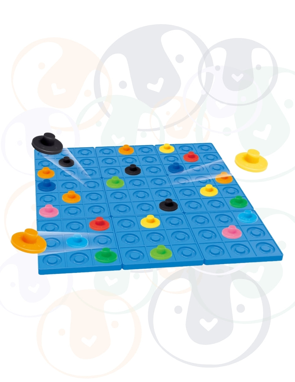 PINGÜE® Games STEM | Juego de Mesa Sudoku de Color, Desafío Lógico y Creativo | Juegos de Mesa para toda la Familia