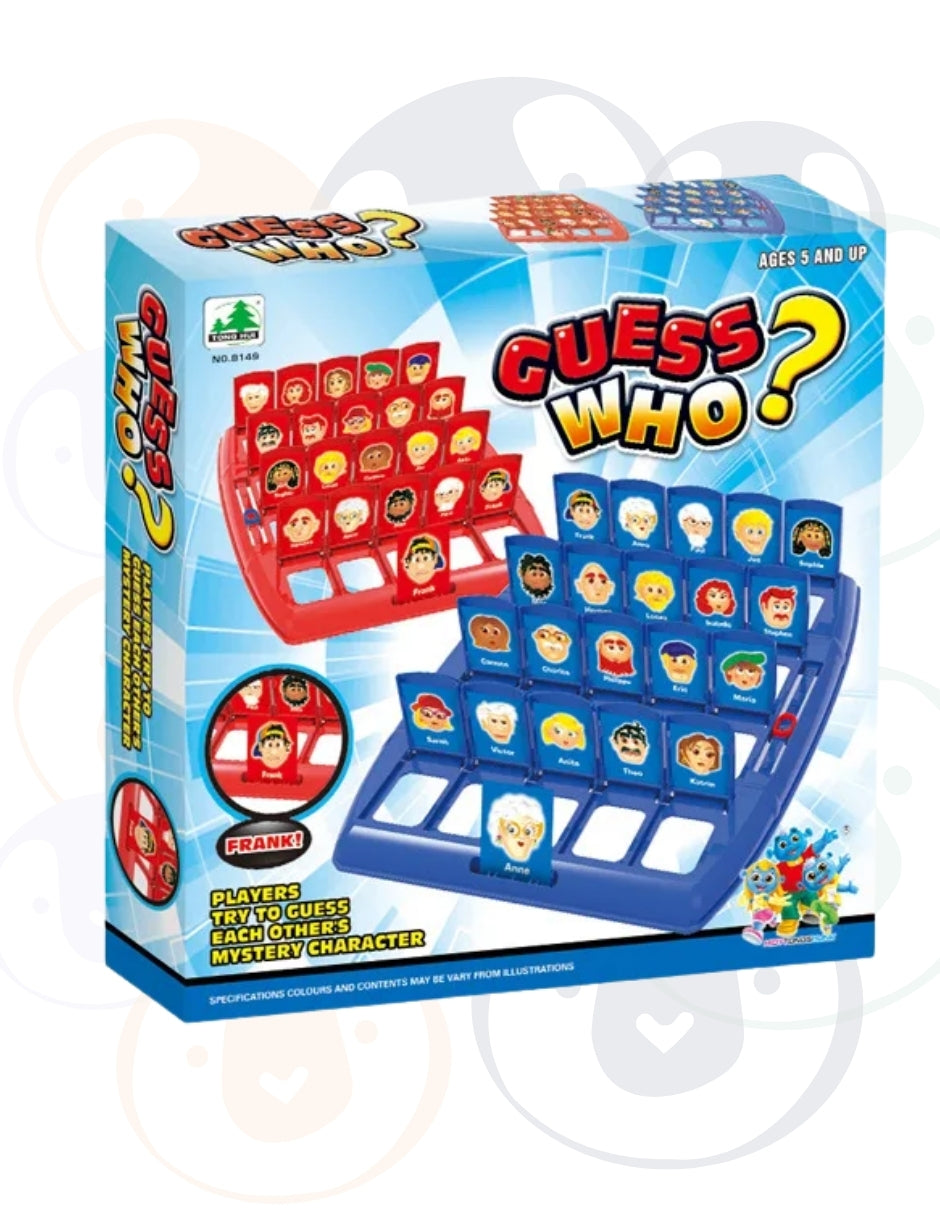 PINGÜE® Games | Juego de Mesa Familiar GUESS WHO | Adivina Quién es el Personaje | Juegos de Mesa para toda la Familia