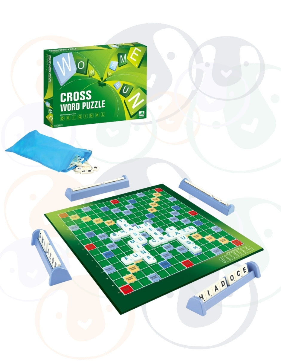 PINGÜE® Games STEM | Juego de Palabras Crossword SCRABBLE | Puzzle Game | Juegos de Mesa para toda la Familia