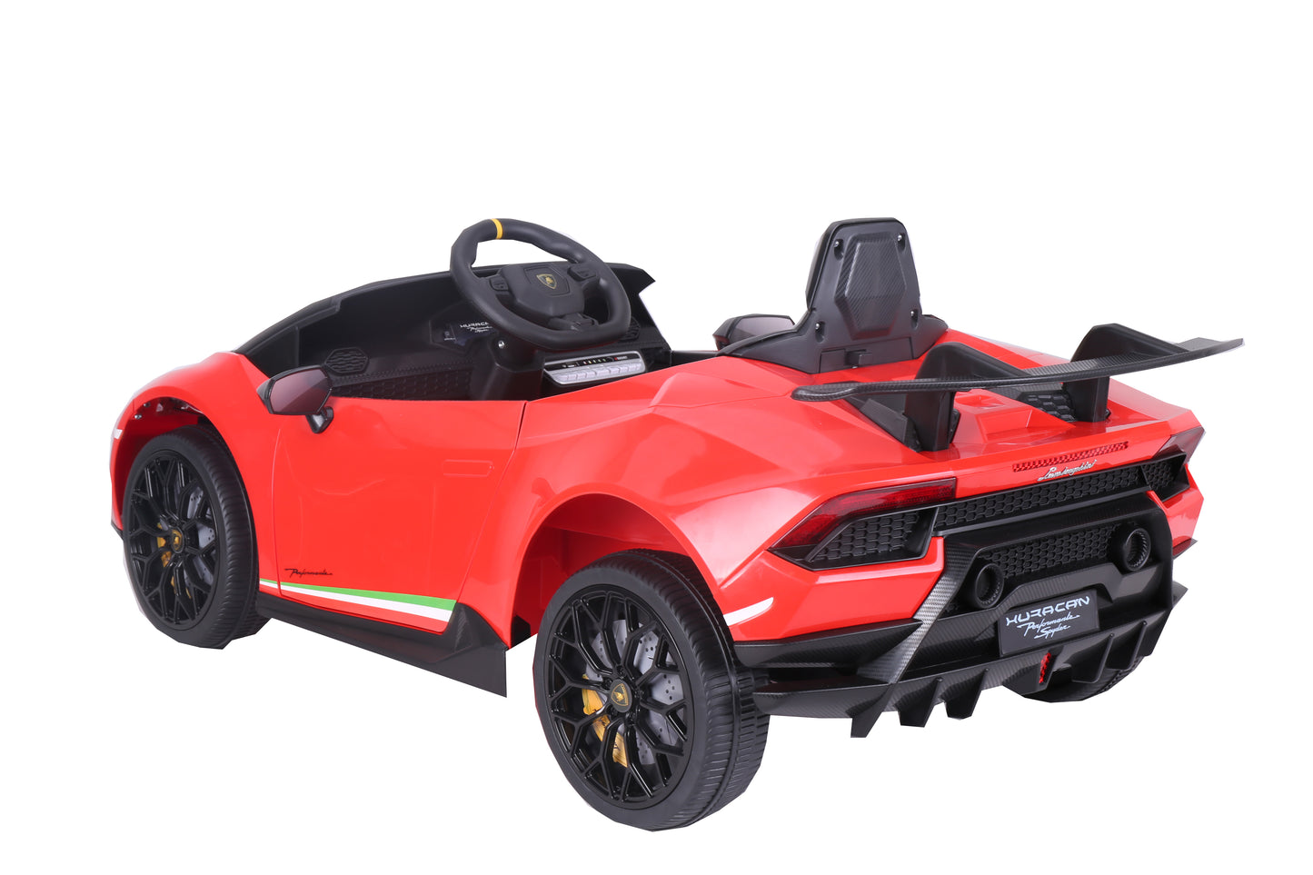 Montable Eléctrico Lamborghini® Huracán | 12v | R/c | 4 Motores | 8 Km/h. PINGÜE Montable Eléctrico Lamborghini Huracán de 12v con R/c y velocidad 8 Km/h