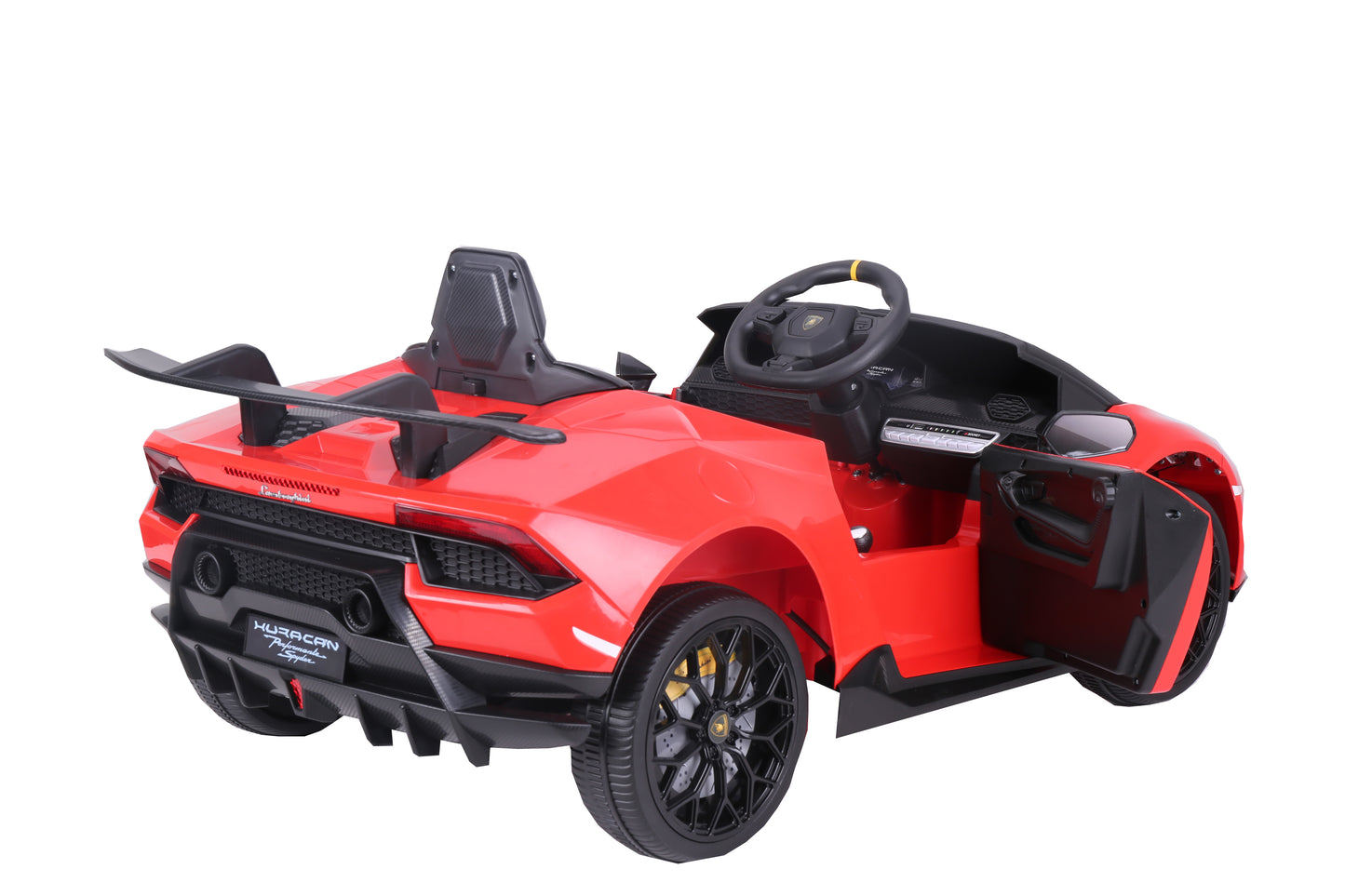 Montable Eléctrico Lamborghini® Huracán | 12v | R/c | 4 Motores | 8 Km/h. PINGÜE Montable Eléctrico Lamborghini Huracán de 12v con R/c y velocidad 8 Km/h