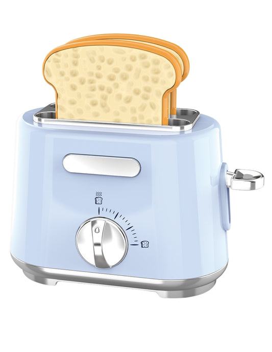 PINGÜE® Role Play | Set de Tostador a Escala | Estilo Trendy tipo SMEG/KitchenAid | Azul Pastel