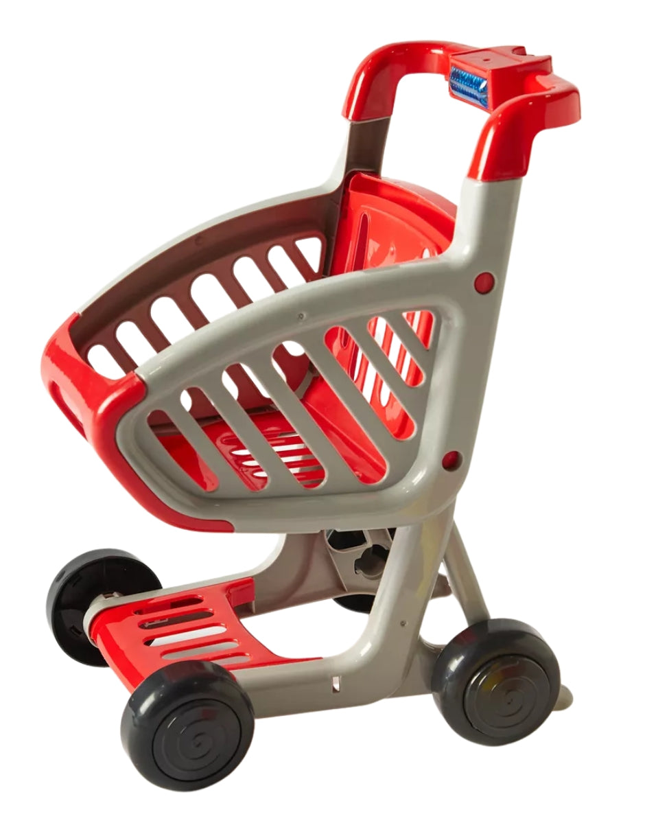 PINGÜE® Role Play | Set a Escala Carrito de Compras de Supermercado, 42 Piezas con Música, Luces y Sonidos, Tamaño 39x29x49 cm, Edad 3+. Juguetes Niñas