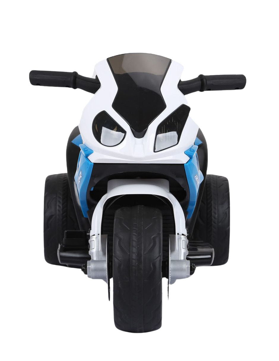 PINGÜE® Motocicleta Montable Eléctrica para Niños BMW® S1000 RR - Licencia Oficial | Batería 6V, Faros LED, Música, Pedal, Suspensión de Resorte | 3 Ruedas |