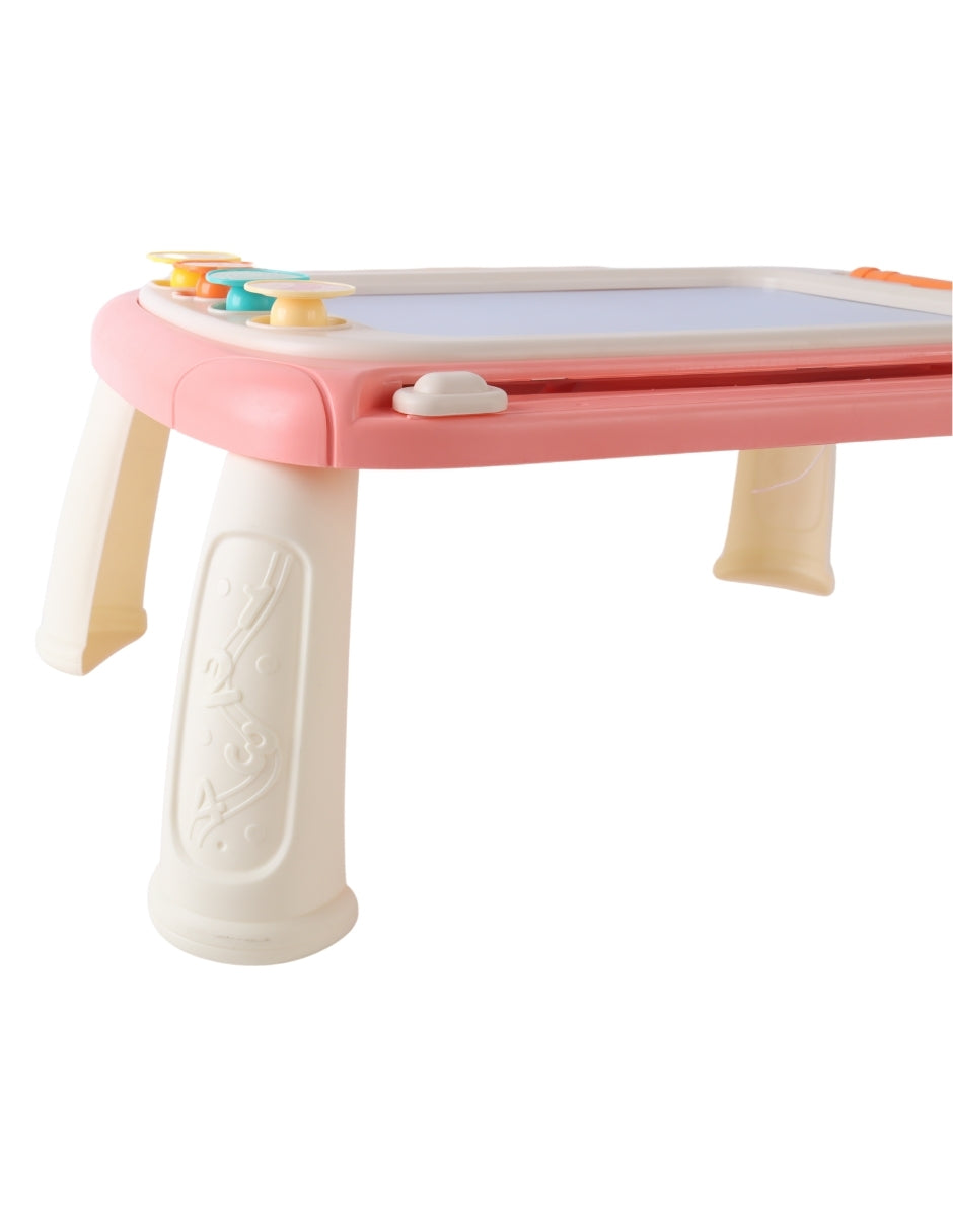 PINGÜE® Bebés | Mesa de dibujo y pintura para bebé | Mesa de actividades multifuncional y didáctica.