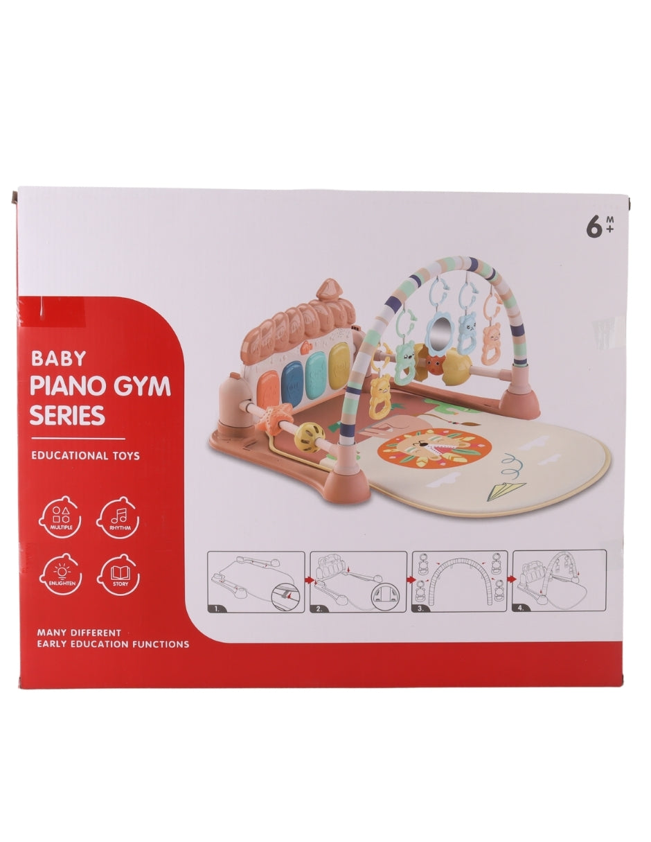 PINGÜE® Bebés | Gimnasio interactivo con tapete musical para bebé | Estimulación temprana con luces, sonidos y pataditas.
