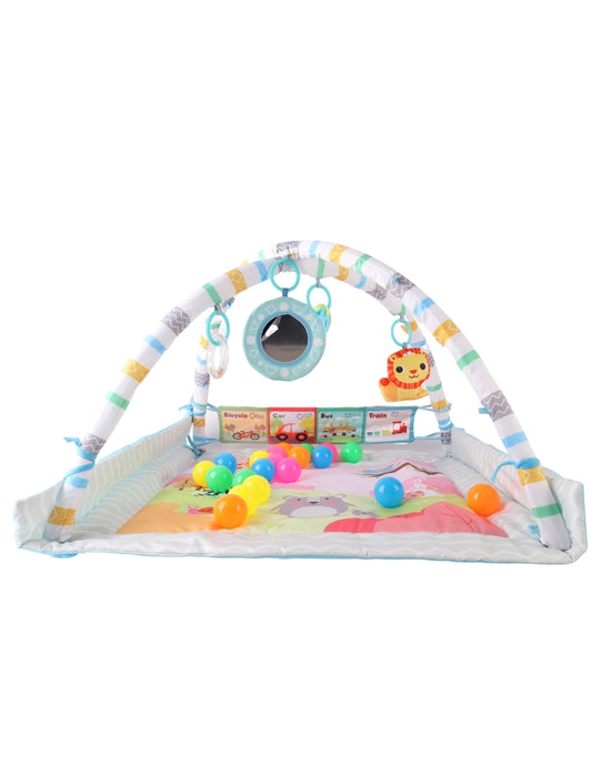 PINGÜE® Bebés | Gimnasio para bebé con alberca de pelotas y corral | Tapete de juegos para estimulación temprana.