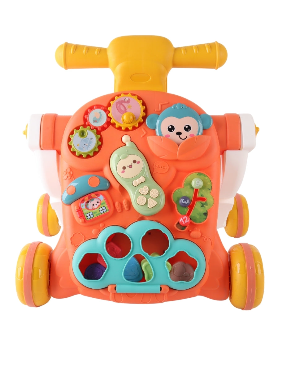 PINGÜE® Bebés | Andadera para bebé multifuncional con música para el aprendizaje y desarrollo del bebé | 3 en 1: Scooter, Andadera y Push Car | Juguete educativo interactivo.