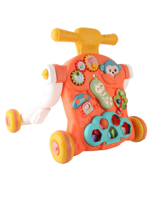 PINGÜE® Bebés | Andadera para bebé multifuncional con música para el aprendizaje y desarrollo del bebé | 3 en 1: Scooter, Andadera y Push Car | Juguete educativo interactivo.