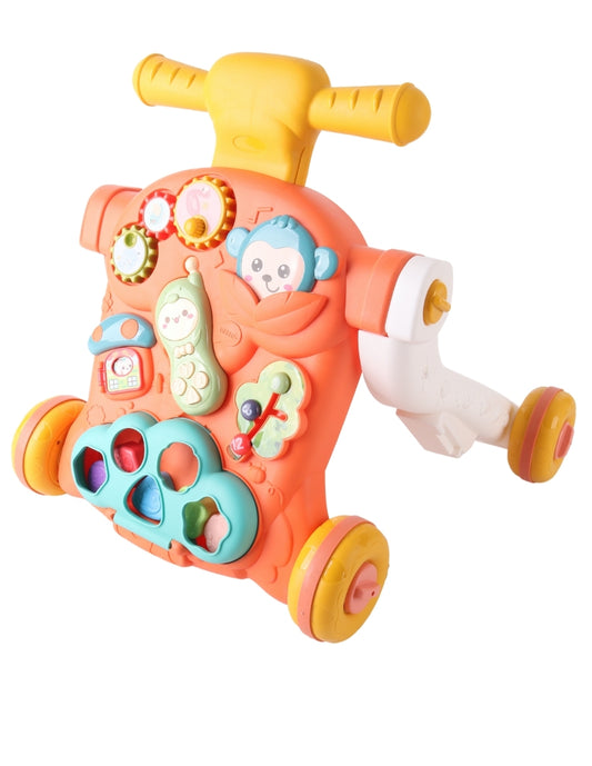 PINGÜE® Bebés | Andadera para bebé multifuncional con música para el aprendizaje y desarrollo del bebé | 3 en 1: Scooter, Andadera y Push Car | Juguete educativo interactivo.