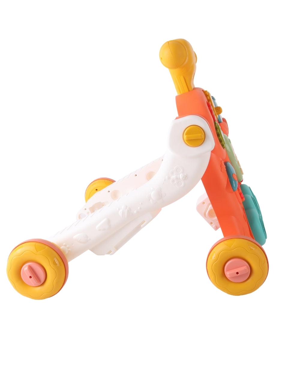 PINGÜE® Bebés | Andadera para bebé multifuncional con música para el aprendizaje y desarrollo del bebé | 3 en 1: Scooter, Andadera y Push Car | Juguete educativo interactivo.