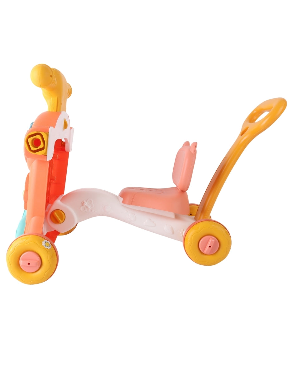 PINGÜE® Bebés | Andadera para bebé multifuncional con música para el aprendizaje y desarrollo del bebé | 3 en 1: Scooter, Andadera y Push Car | Juguete educativo interactivo.