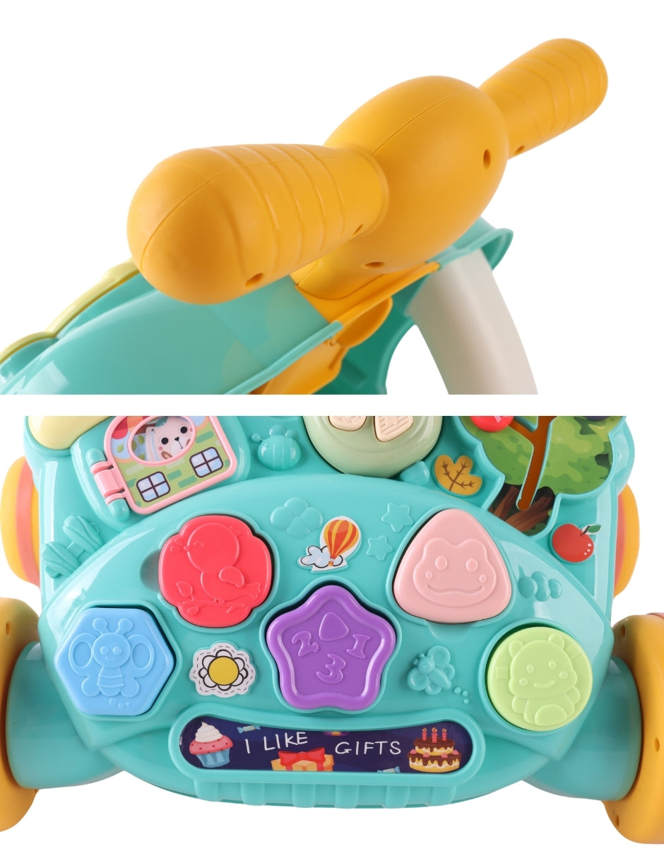 PINGÜE® Bebés | Andadera para bebé musical multifuncional para el aprendizaje del bebé | Centro de actividades interactivo con sonidos y luces.