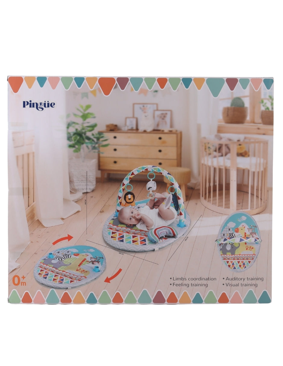 PINGÜE® Bebés | Tapete y gimnasio de juego para bebé con actividades y colchón acolchado | Centro de desarrollo y estimulación temprana.