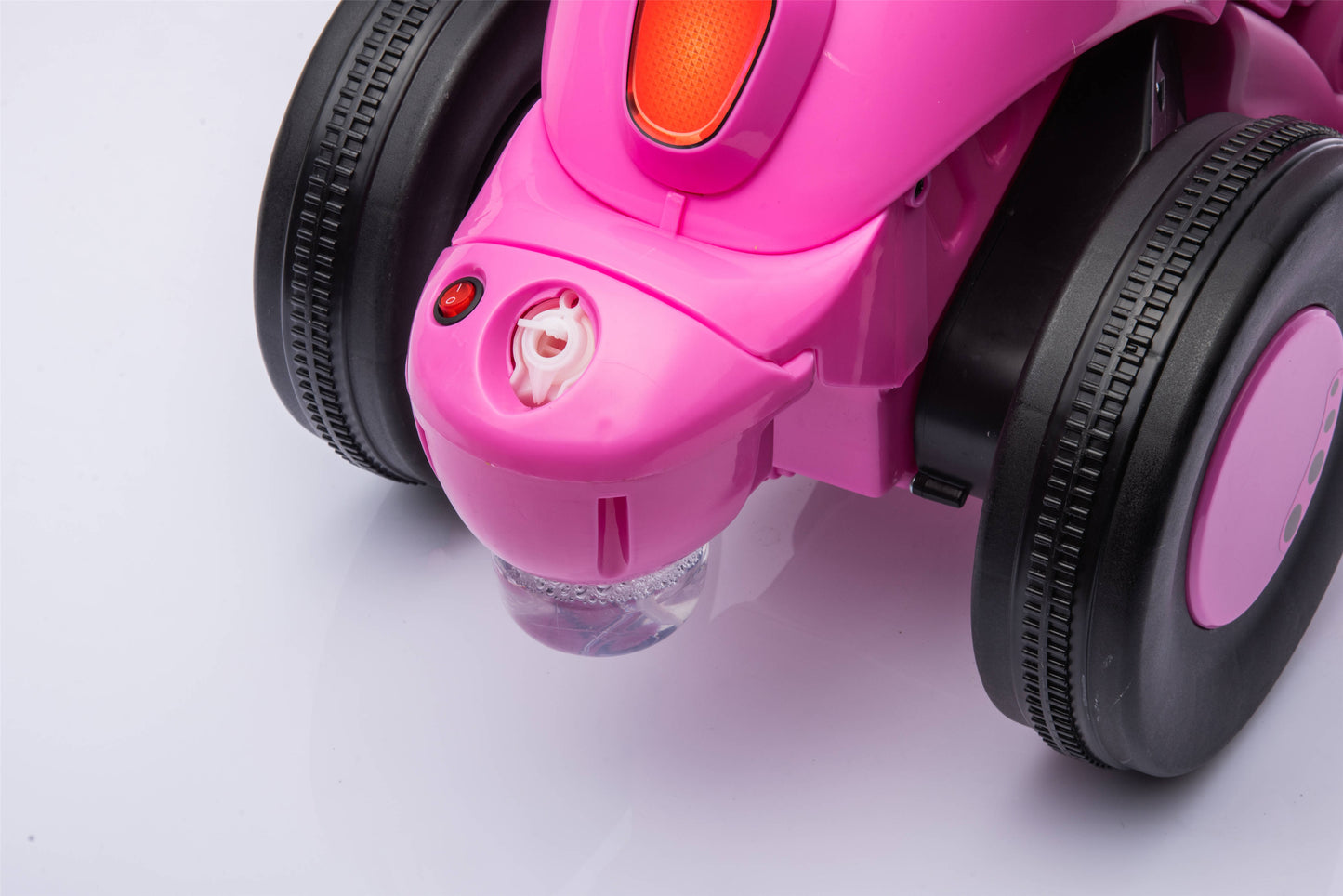 PINGÜE® Motocicleta Eléctrica Estilo Triciclo Rosa Barbie para Niños y Niñas | Batería 6V, Avance/Atrás, Ruedas Traseras Motorizadas | Segura y Divertida