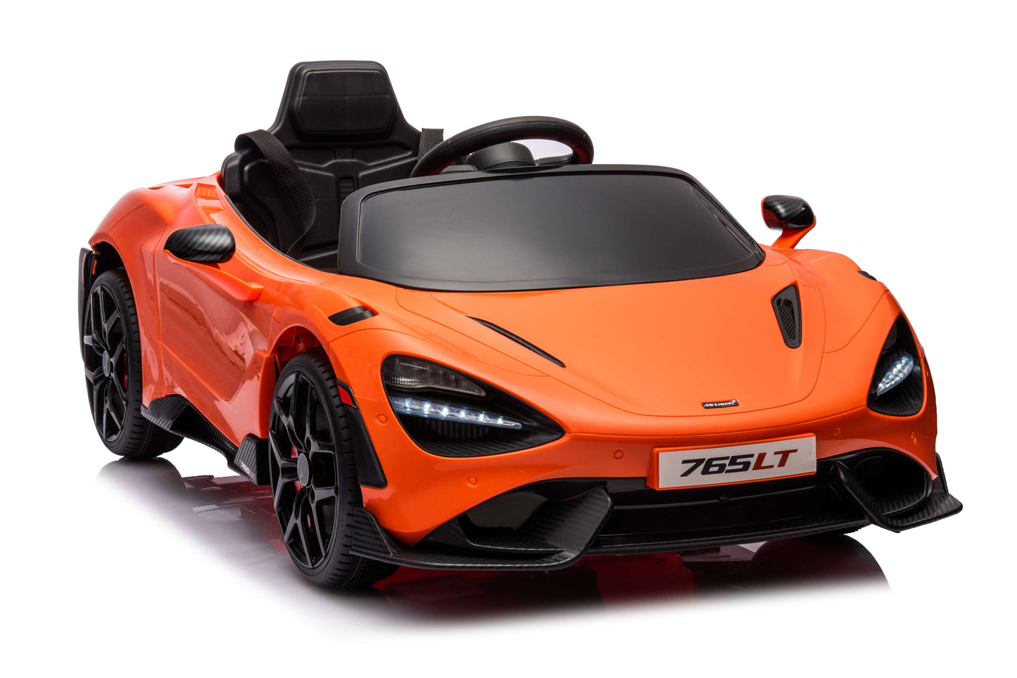PINGÜE® Montable Eléctrico Niños McLaren® 765LT - Licencia Oficial | Control Remoto 2.4 GHz | Batería 12V 4.5AH |8 Km/h | 2 Motores 390 |Luces LED, Música, Radio|