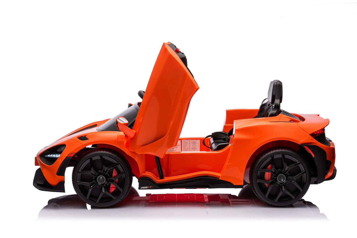 PINGÜE® Montable Eléctrico Niños McLaren® 765LT - Licencia Oficial | Control Remoto 2.4 GHz | Batería 12V 4.5AH |8 Km/h | 2 Motores 390 |Luces LED, Música, Radio|
