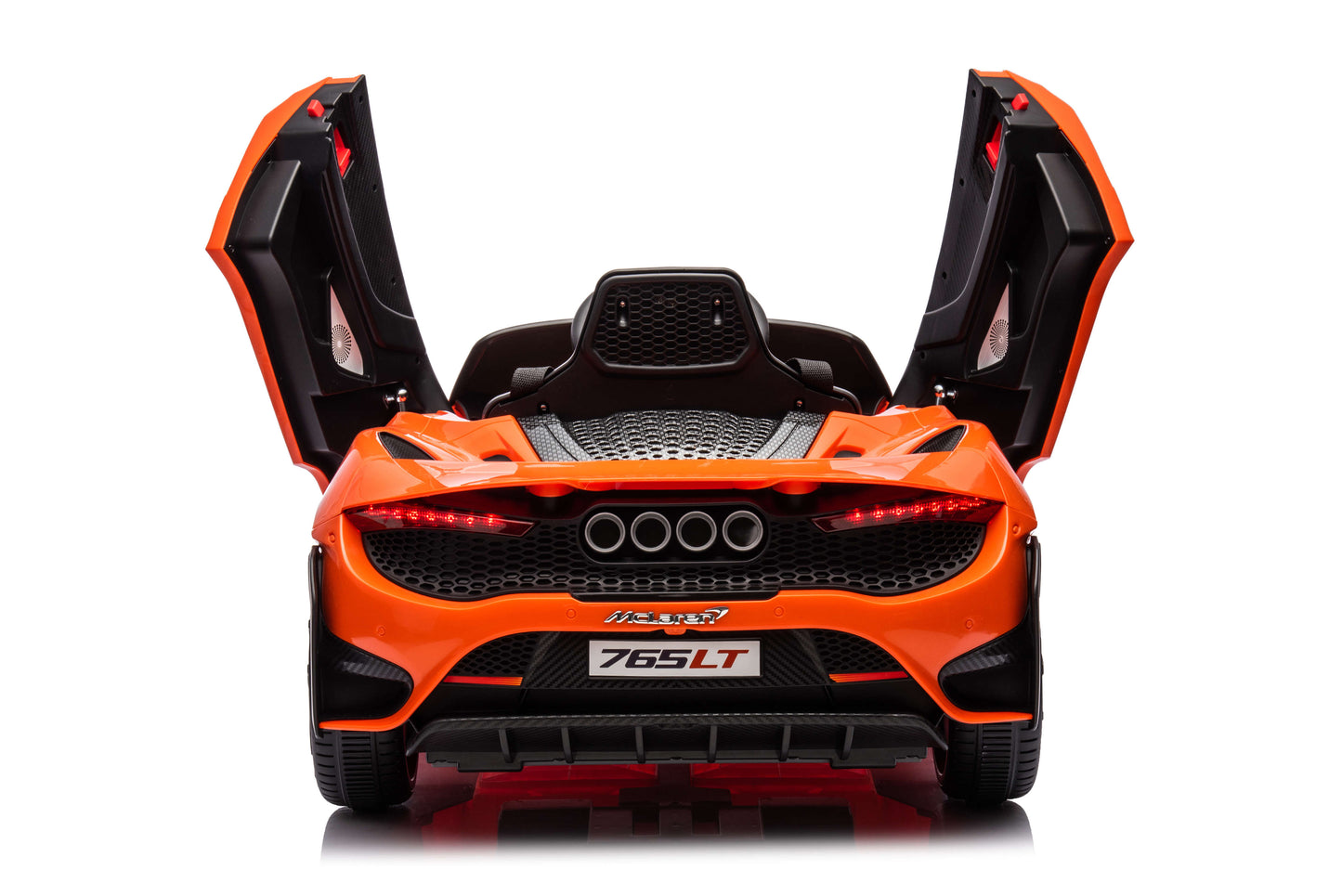 PINGÜE® Montable Eléctrico Niños McLaren® 765LT - Licencia Oficial | Control Remoto 2.4 GHz | Batería 12V 4.5AH |8 Km/h | 2 Motores 390 |Luces LED, Música, Radio|