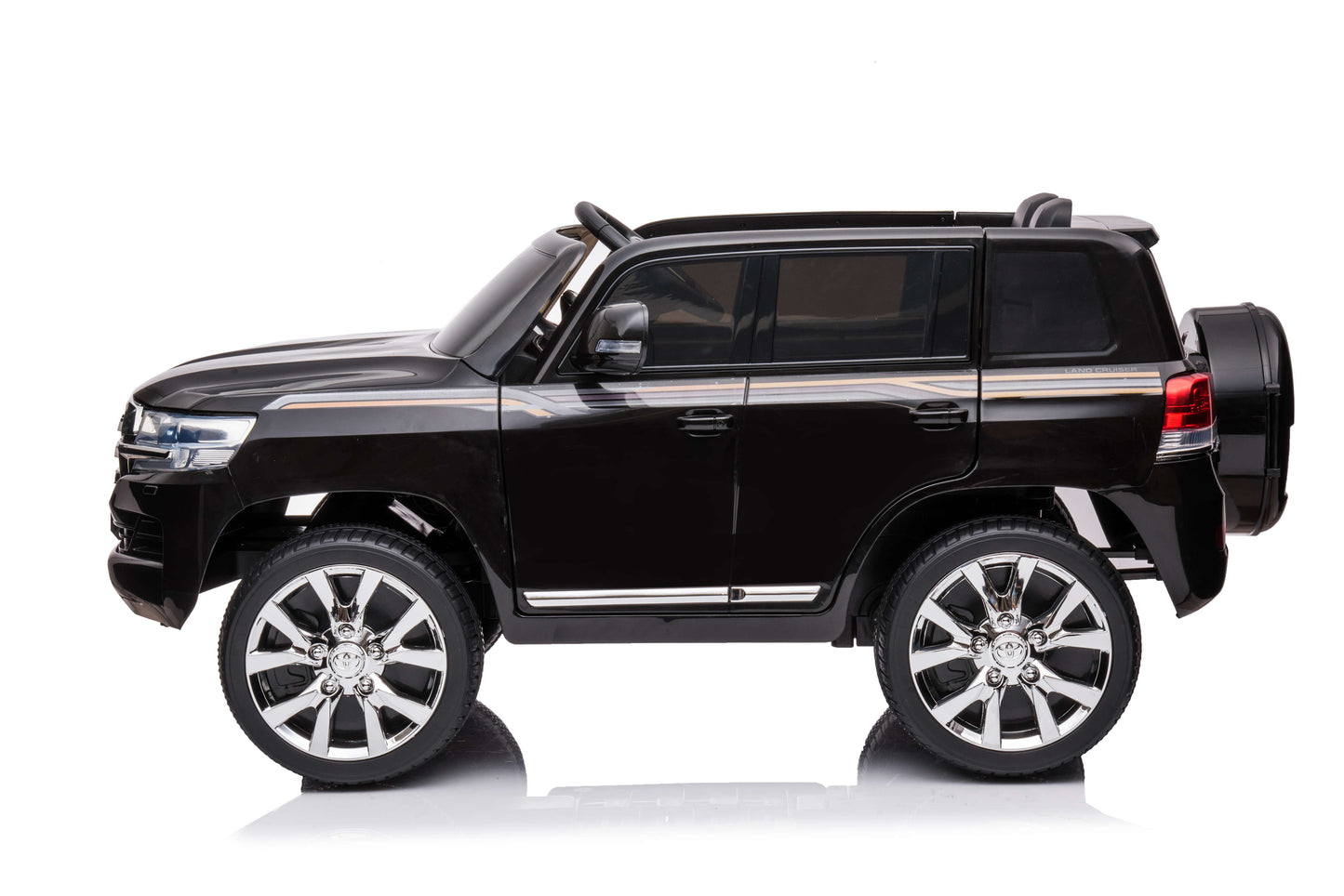 PINGÜE® Montable Eléctrico para Niños Toyota® Land Cruiser® GXR - Licencia Oficial | Control Remoto 2.4 GHz, 24V, Luces LED, Radio, Música | 2 Motores