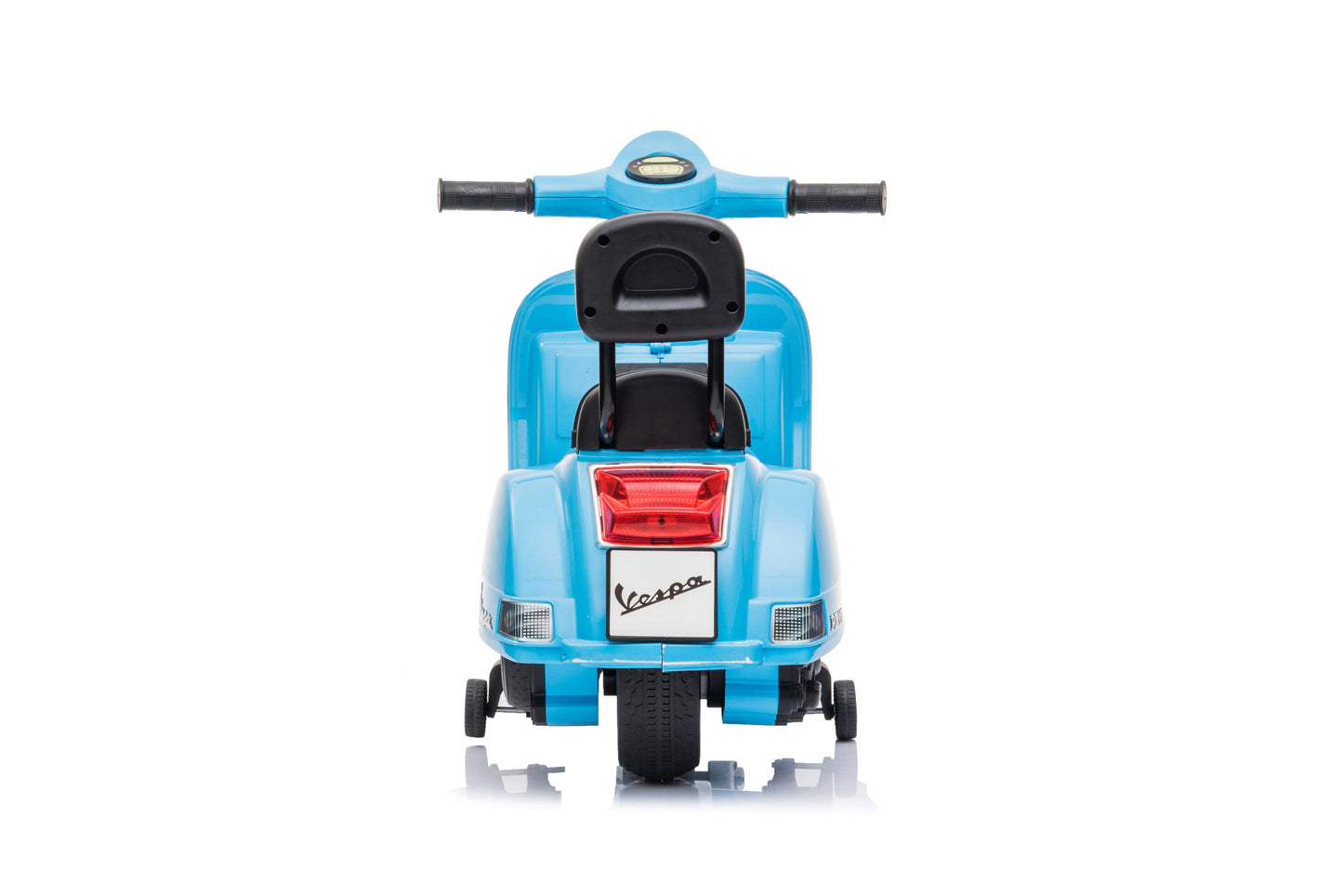 PINGÜE® Motocicleta Montable Eléctrica para Niños Vespa PX150 - Licencia Oficial | Batería 6V 4.5AH |Música, Pedal, Suspensión de Resorte | Ruedas de Soporte y Balance