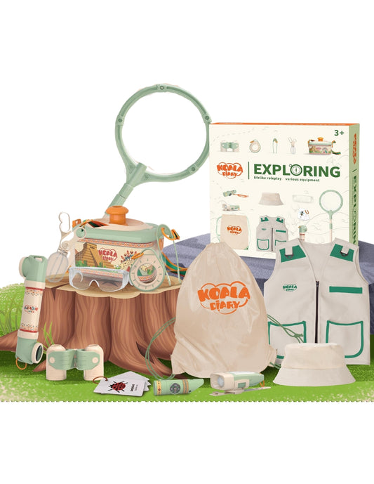 PINGÜE® Outdoors and Sports | Juego de Campamento Infantil | Caja de Almacenamiento para Camping y Exploración | Baúl y Accesorios para Jugar al Aire Libre | Juguetes Niños y Niñas