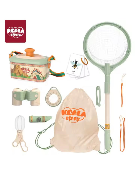 PINGÜE® Outdoors and Sports | Juego de Campamento Infantil | Caja de Almacenamiento para Camping y Exploración | Baúl y Accesorios para Jugar al Aire Libre | Juguetes Niños y Niñas