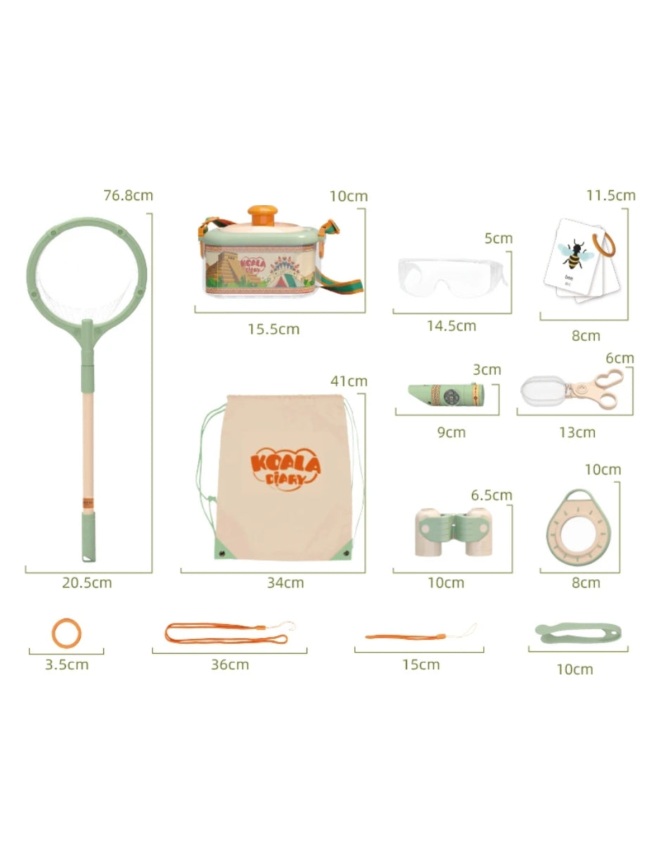 PINGÜE® Outdoors and Sports | Juego de Campamento Infantil | Caja de Almacenamiento para Camping y Exploración | Baúl y Accesorios para Jugar al Aire Libre | Juguetes Niños y Niñas