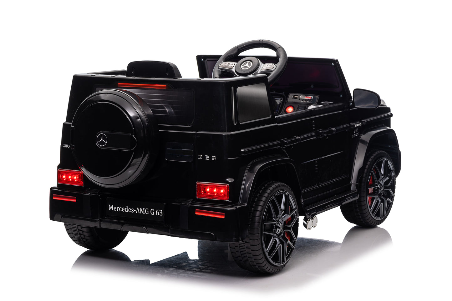PINGÜE® Montable Eléctrico Niños Mercedes Benz® AMG G63 - Licencia Oficial | Control Remoto 2.4 GHz | Batería 12V 4.5AH |8 Km/h | 2 Motores 20W |Luces LED, Música, Radio|