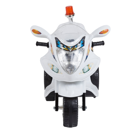 PINGÜE® Motocicleta Eléctrica tipo Triciclo para Niños | Estilo Patrulla Policía | Batería 6V, Avance/Atrás, Ruedas Traseras Motorizadas | Seguro y Divertido | ATV/Todo Terreno |