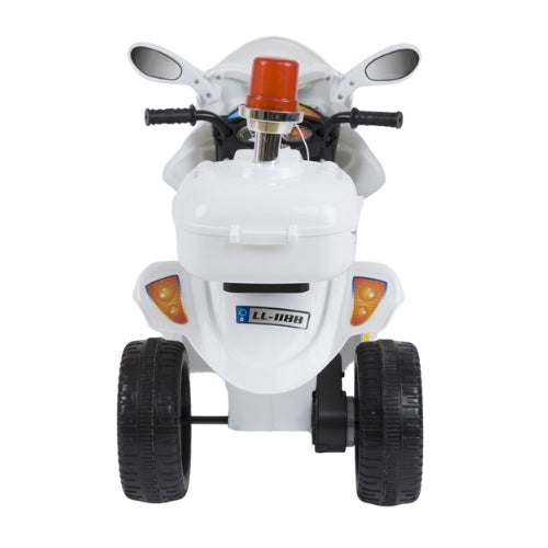 PINGÜE® Motocicleta Eléctrica tipo Triciclo para Niños | Estilo Patrulla Policía | Batería 6V, Avance/Atrás, Ruedas Traseras Motorizadas | Seguro y Divertido | ATV/Todo Terreno |