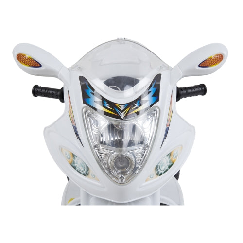 PINGÜE® Motocicleta Eléctrica tipo Triciclo para Niños | Estilo Patrulla Policía | Batería 6V, Avance/Atrás, Ruedas Traseras Motorizadas | Seguro y Divertido | ATV/Todo Terreno |