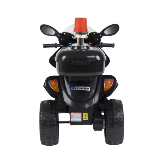 PINGÜE® Motocicleta Eléctrica tipo Triciclo para Niños | Estilo Patrulla Policía | Batería 6V, Avance/Atrás, Ruedas Traseras Motorizadas | Seguro y Divertido | ATV/Todo Terreno |