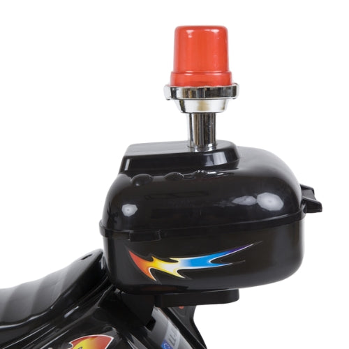 PINGÜE® Motocicleta Eléctrica tipo Triciclo para Niños | Estilo Patrulla Policía | Batería 6V, Avance/Atrás, Ruedas Traseras Motorizadas | Seguro y Divertido | ATV/Todo Terreno |