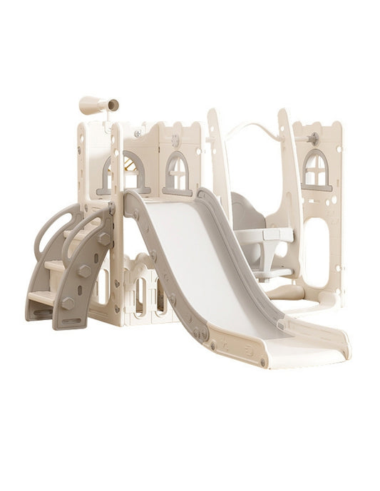 PINGÜE® In-Outdoors | Parque Multijuegos para interiores 2 en 1 | Resbaladilla y Columpio | Parque infantil interior y exterior| Juguetes para Niños | Fabricado con HDPE | Tamaño 200 x 150 x 96 cm