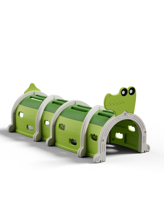 PINGÜE® In-Outdoors | Túnel de juego de para niños modulable de 1.50Mts | Escalada y Arrastre | Interior y exterior | 3 Secciones multicolor | Fabricado con HDPE | Tamaño 150 x 56 x 92 cm