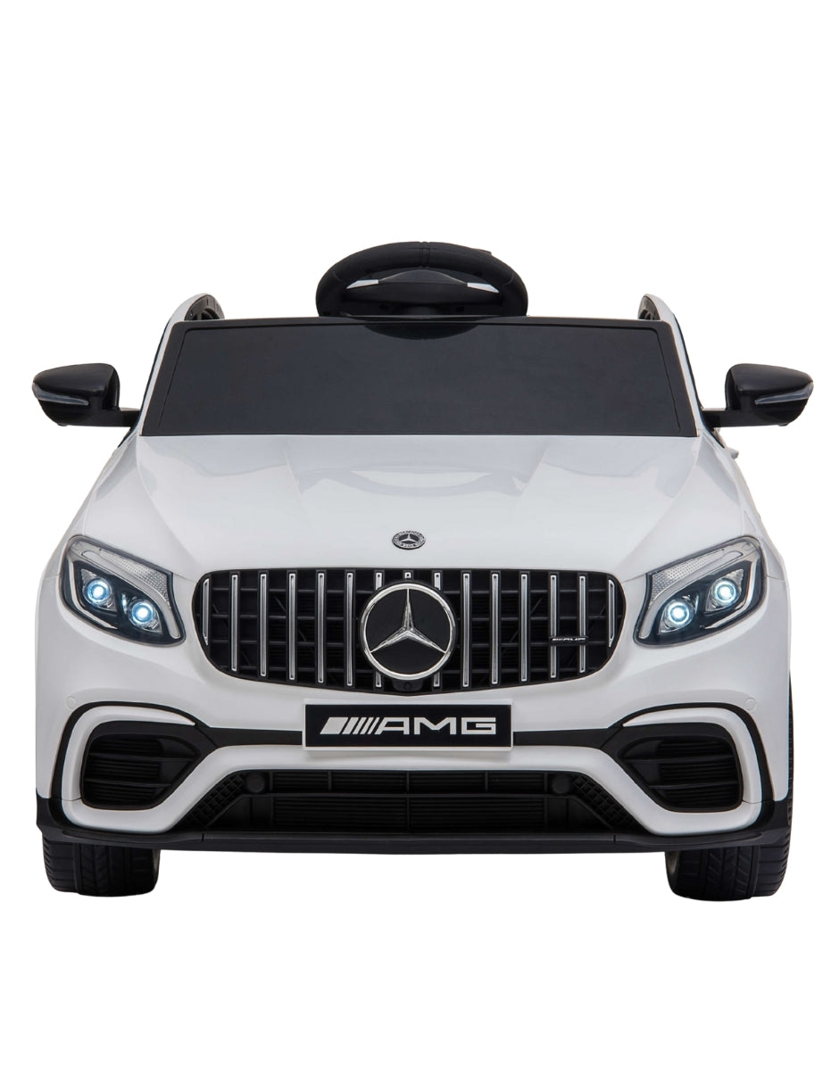 PINGÜE® Montable Eléctrico Niños Mercedes Benz®  AMG GLC63S COUPE Licencia Oficial | Control Remoto 2.4 GHz | Batería 12V 7AH |8 Km/h | 2 Motores 540 | Luces LED, Música, Radio| WHITE