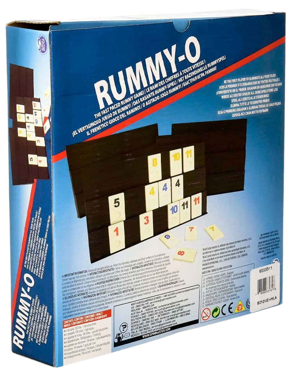 PINGÜE® Games STEM | Spin Marter PACK | Incluye Juego de Mesa Familiar Rummy O y Cubo Rubik's 3x3 | Juegos Mesa.