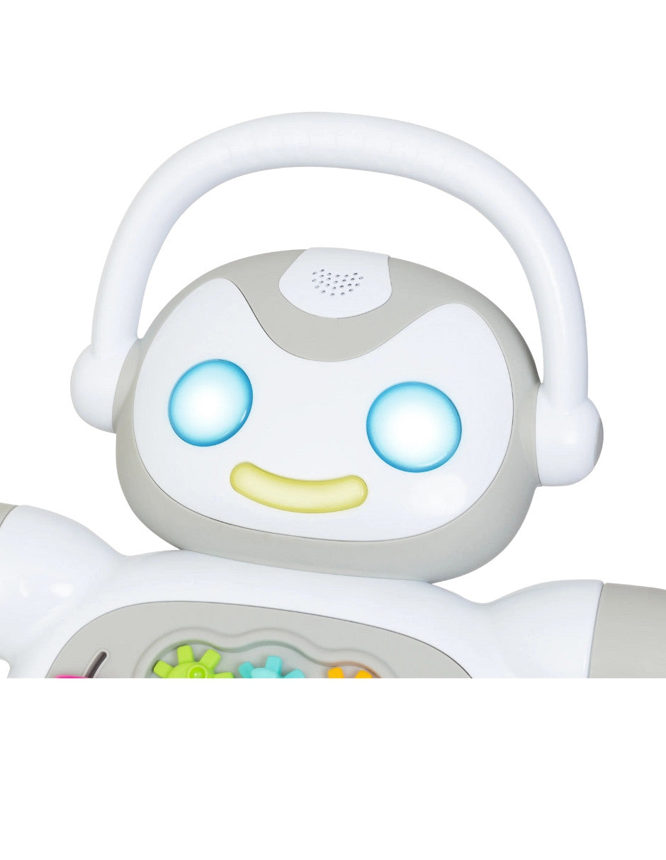 BabyTrend® Smart Steps® Buddy Bot | Andadera 2 en 1 para niños | Modelo robot con luces, sonidos y música | Juguete de aprendizaje y desarrollo | Diferentes etapas de desarrollo.