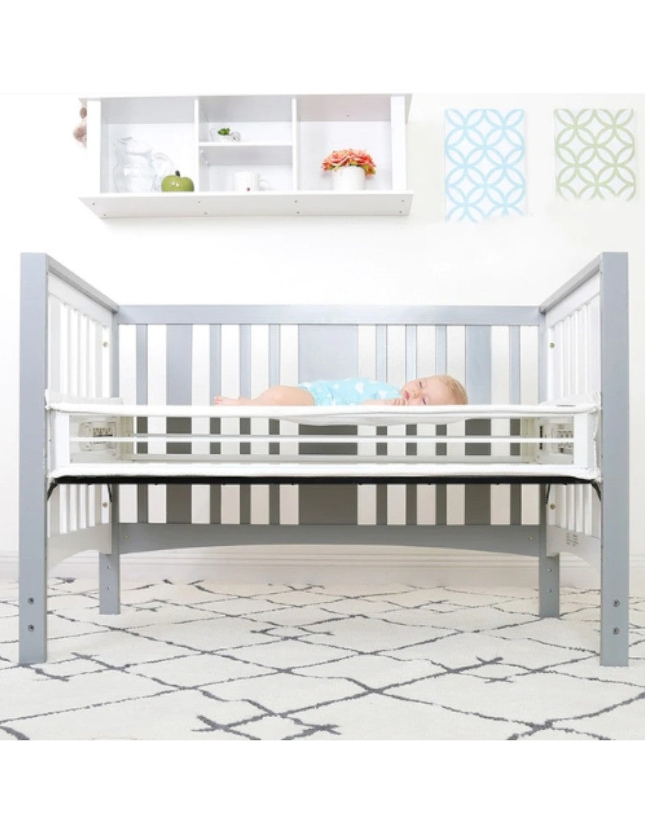 Colchón Respiro® BabyTrend® para Cuna y Cama de Niños | 100% Transpirable, Hipoalergénico, No Tóxico | Evita Chinches y Ácaros | Lavable | Funda Incluida | Blanco