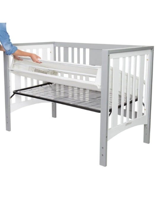 Colchón Respiro® BabyTrend® para Cuna y Cama de Niños | 100% Transpirable, Hipoalergénico, No Tóxico | Evita Chinches y Ácaros | Lavable | Funda Incluida | Blanco