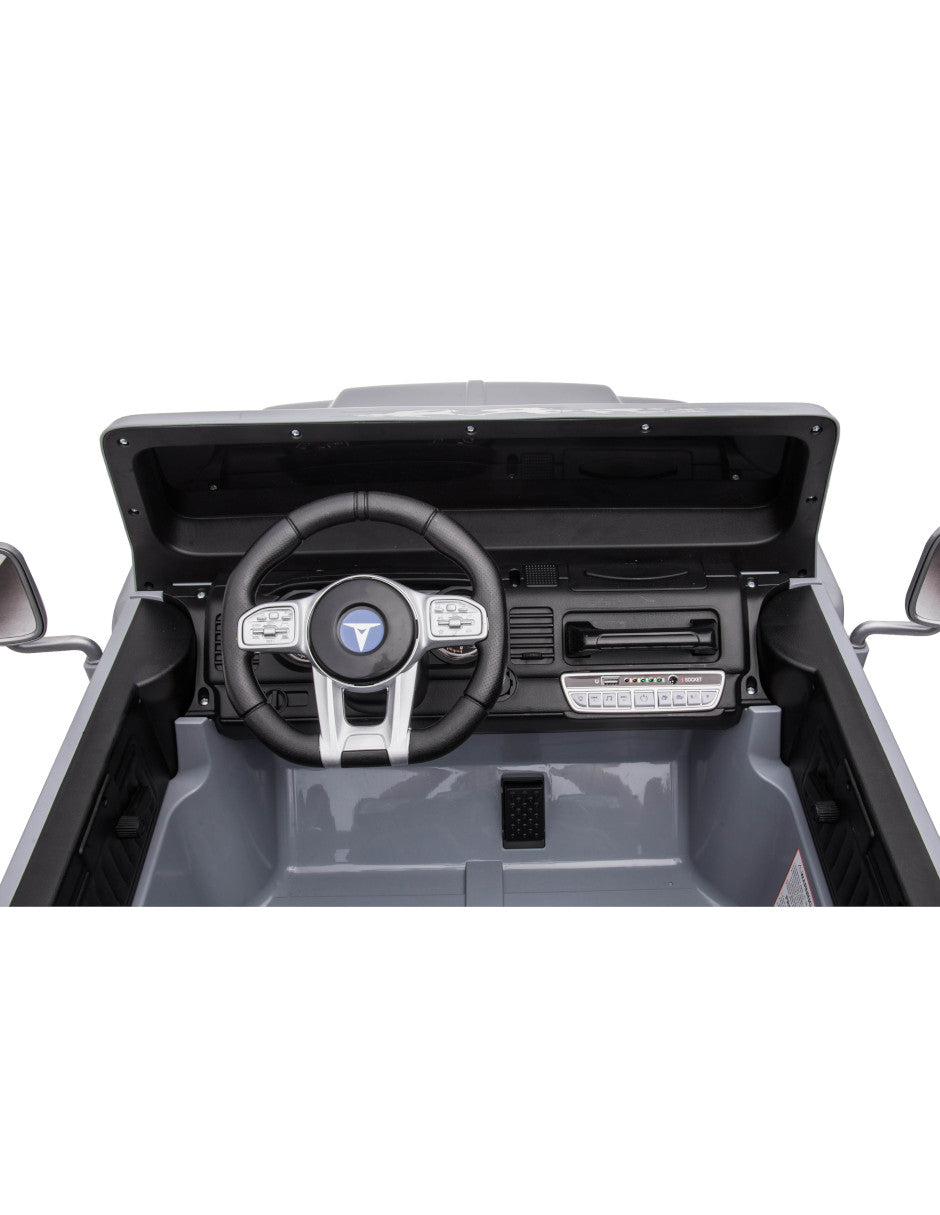 PINGÜE® Montable Eléctrico Niños Toyota® FJ-40 Land Cruiser® Licencia Oficial | Control Remoto 2.4 GHz, 24V, Luces LED, Música, Radio | 2 Motores |