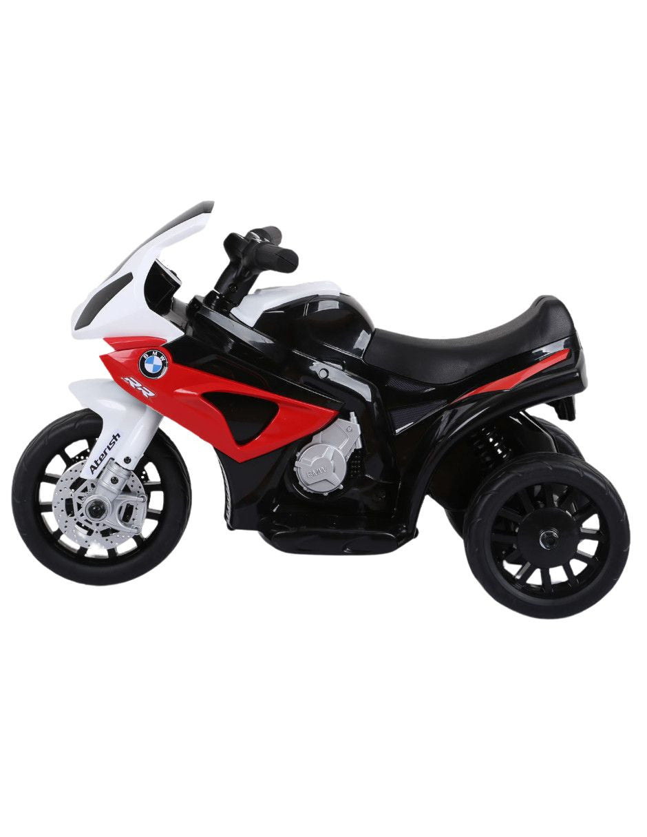 PINGÜE® Motocicleta Montable Eléctrica para Niños BMW® S1000 RR - Licencia Oficial | Batería 6V, Faros LED, Música, Pedal, Suspensión de Resorte | 3 Ruedas |