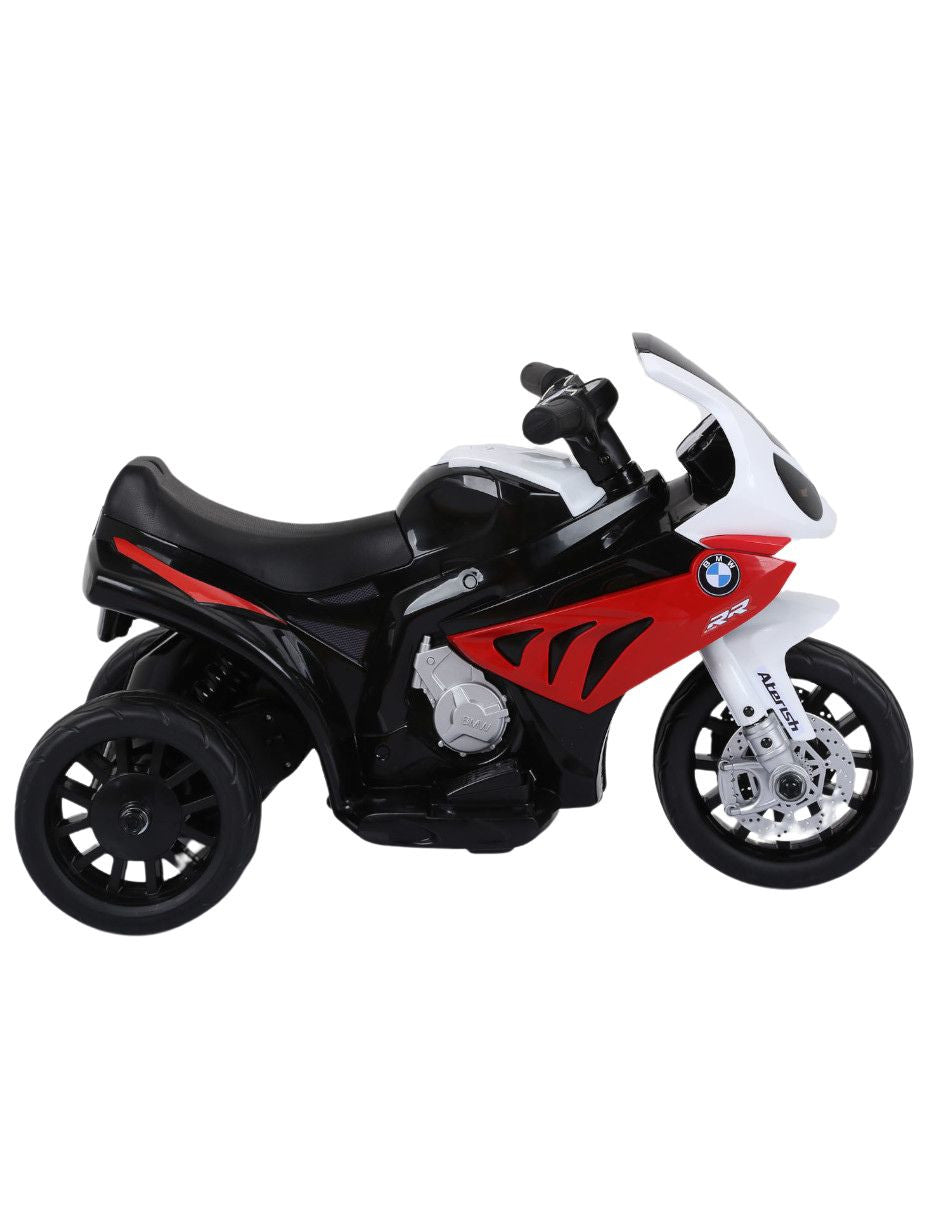 PINGÜE® Motocicleta Montable Eléctrica para Niños BMW® S1000 RR - Licencia Oficial | Batería 6V, Faros LED, Música, Pedal, Suspensión de Resorte | 3 Ruedas |