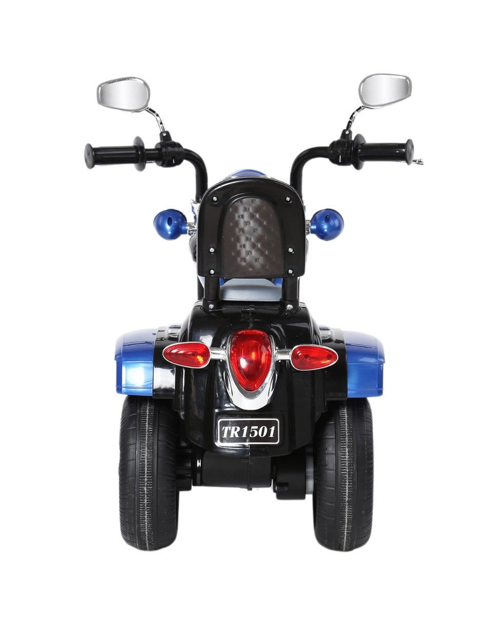 PINGÜE® Motocicleta Eléctrica Estilo Chopper Harley Davidson | Batería 6V, Avance/Atrás, Ruedas Traseras Motorizadas | Seguro y Divertido | ATV/Todo Terreno